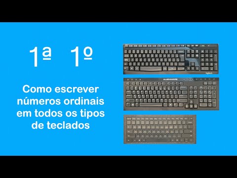 Números Ordinais no Teclado do PC –  ª º
