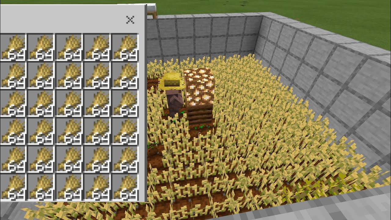 COMO FAZER FARM DE TRIGO SIMPLES E EFICIENTE (1000/H) - YouTube