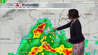 Tracking severe weather for Wednesday