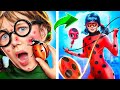 ¡Fui Adoptado por Ladybug! ¡Cómo Convertirse en Miraculous Ladybug!