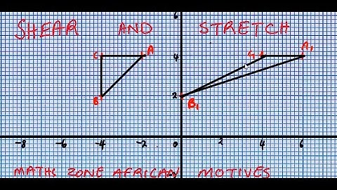 O level mathematicsTransformationPart 10 Shear and Stretch @mathszoneafricanmotives