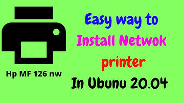 How to install Network Printer HP LaserJet Pro MFP M126nw in Ubuntu 20.04 lts Linux.