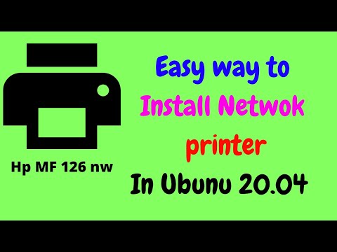 How to install Network Printer HP LaserJet Pro MFP M126nw in Ubuntu 20.04 lts Linux.