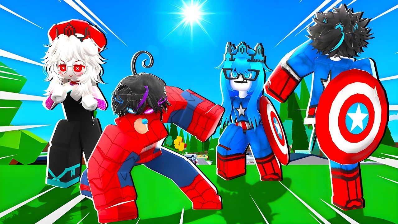NOS CONVERTIMOS EN SUPERHEROES EN BROOKHAVEN!!