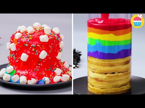 les Rainbow Pull Me Up Waffles pour votre petit-déjeuner