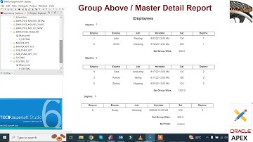 How to Create Group Above / Master Detail Report / Jasper Report Server | Mr Gactack