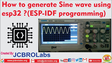 How to generate Sine wave using esp32 ? (ESP-IDF programming)
