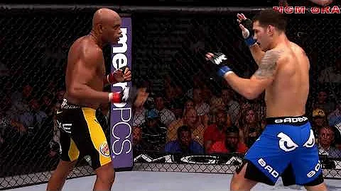 UFC 162 | Anderson Silva vs Chris Weidman  knockout | Slow Motion HD