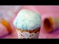 DIY Dragon’s Beard Candy アイスに見立てた龍髭糖 ロンソートン Edible Blue Hair Ice Cream Cones