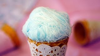 Edible Blue Hair Ice Cream Cones