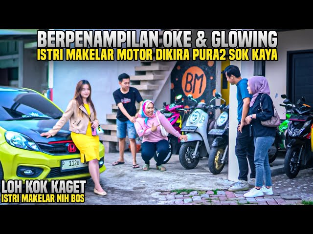 ISTRI SEORANG MAKELAR MOTOR SUKSES DIKIRA PURA2 KAYA KARENA GLOWING & PENAMPILANNYA OKE!! Tapi.. class=