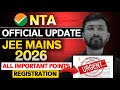 📢JEE 2026 Registration Started! | Form Filling | Exam Date, Pattern &amp; Percentile Calculation Explain