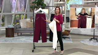 Quacker Factory DreamJeannes Pick-a-Pocket Pull-On Straight Jeans on QVC