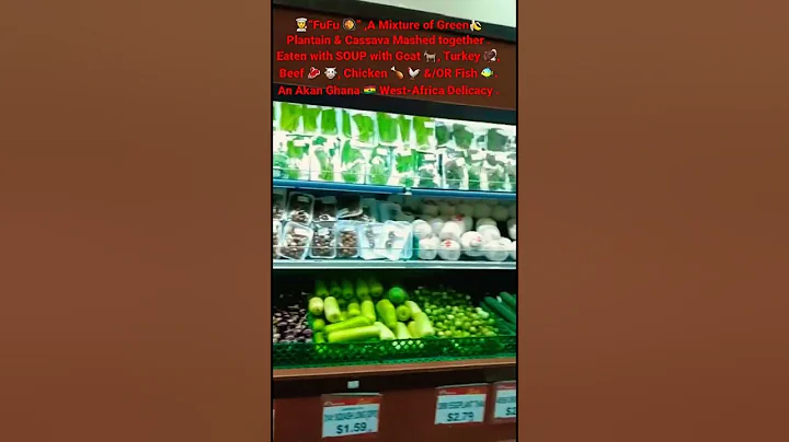 🇺🇸👨‍🍳FuFu🥘Yam🍠Recipes [Ghana🇬🇭Delicacy]- Or Cassava & Green🍌Plantain 🤤 — #shorts