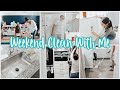 WEEKEND CLEAN WITH ME | COUPLES CLEANING | MORE WITH MORROWS