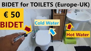 How to Install Bidet for UK Ireland European Toilets