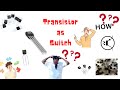 ⚙️How to use a transistor as switch|Tamil explanation.|🧑🏻‍🔧How transistor works tamil.