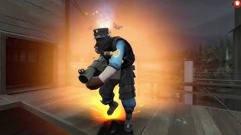 TF2 Unusual Combo - Lunar Lights + Moth Plague (Blu)