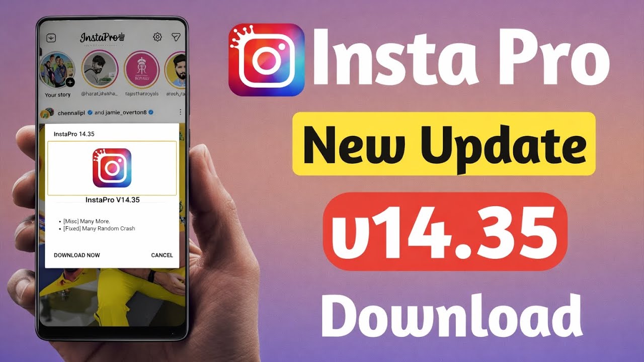 Insta Update Button Insta Pro v14.35 Version Update Kaise Kare / Insta Pro v14.35 Update ...