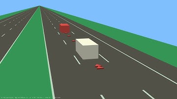 UNECE ALKS Scenario 4.3-2, Follow Lead Vehicle Emergency Brake