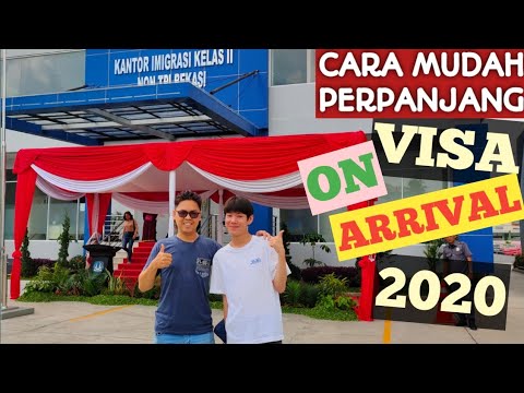 CARA PERPANJANG VISA ON ARRIVAL di INDONESIA 