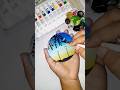 মিনি কেনভাস পেইন্টিং 🎨🤗 #acrylicpainting #easytutorial #artshorts