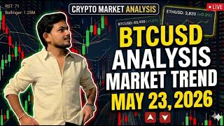 Bitcoin Crashed 🤯 23 May l BTC Prediction l BTC Trading l Bitcoin Analysis BTC Liquidation leverage