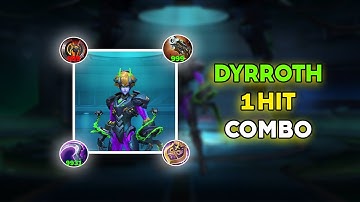 ✅ Dyrroth tutorial combo skill for beginners | #mobilelegends