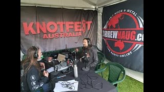 Jay Weinberg SLIPKNOT @ Knotfest Australia Radio Interview March 24 2023