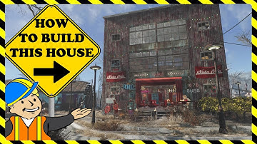 How to Build This House in Fallout 4 - DLCs Needed - Settlement Building
