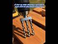 🛠️ Triple Drill Bit in Action