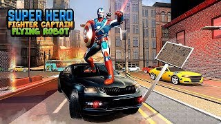 Super Captain Flying Robot City Rescue Mission Gameplay screenshot 3