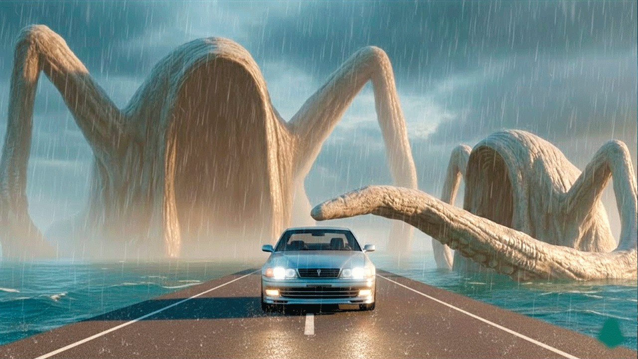 BIG SEA EATER AND SMALL SEA EATER ATACKED MY CAR