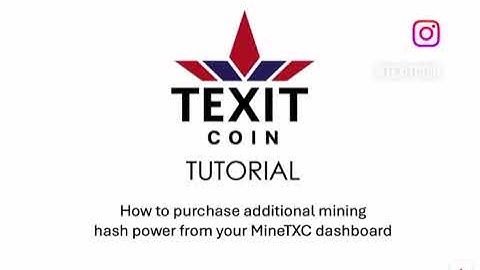  🎯Boost Your Mining Power ⚡ | How to Buy More Hash on MineTXC 🚀 | TEXIT COIN Tutorial