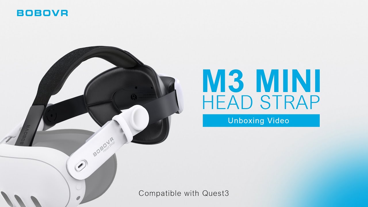 BOBOVR M3 Pro Head Strap with Battery Pack Combo Compatible With Meta Quest  3
