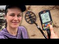 An EPIC Day on the Beach Silvers!! (Metal Detecting with the Minelab Equinox 15" Coil)