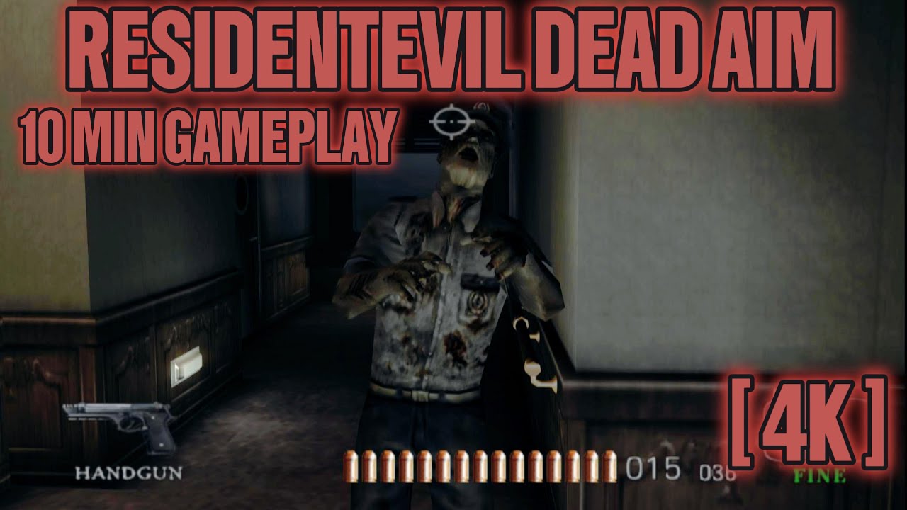 RESIDENTEVIL DEAD AIM 10MIN GAMEPLAY IN [ 4K ]