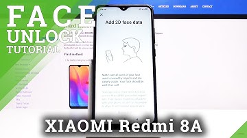How to Activate Face Unlock in XIAOMI Redmi 8A - Face Recognition