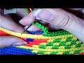 Cómo hacer los ojales para la mochila Wayuu