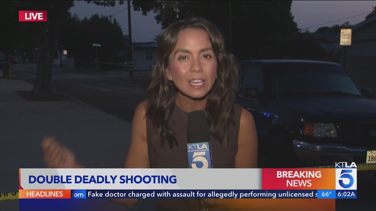 2 men found shot to death on opposite sides of street in Carson - YouTube