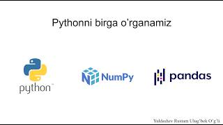 Python Nazorat Tuzilmalari (5 dars)