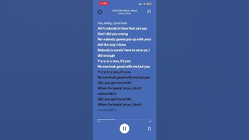 Sorry I haven’t posted in a while I was busy!! #lyrics #spotify