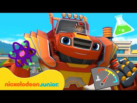 Blaze | Blaze utilise la SCIENCE et des super pneus ! 🧪🚗 | 120 minutes | Nickelodeon Jr. France
