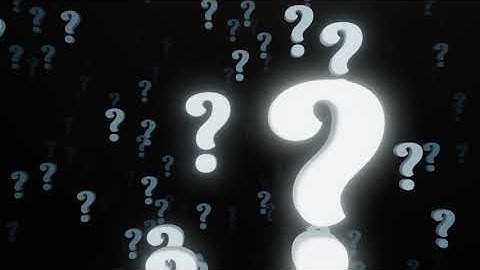 Question Mark || Black screen Question Mark video clip || StockBay No copyright Video ||