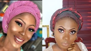 HOW TO TIE THE SIMPLEST ASOOKE GELE EVER IN 3 MINUTES screenshot 1