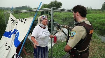 Bad Ass Grandma Arrested at Line 3 Direct Action