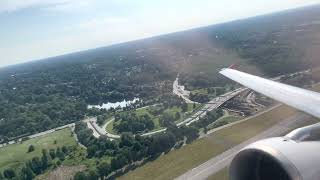 Fantastic Sound Austrian Airlines A321 Takeoff At Hamburg Airport