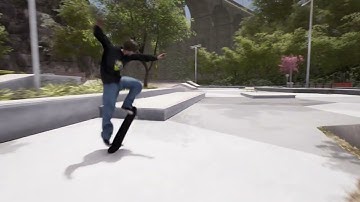 Session Skate Sim - inward heel to bs 180 to sw 5-0 to bs 180
