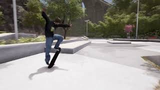 Session Skate Sim - inward heel to bs 180 to sw 5-0 to bs 180