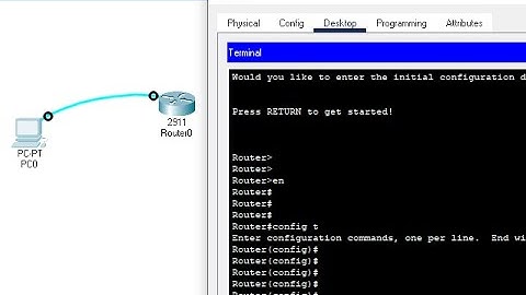 21. How to Connect Router to PC Using Console Cable | Basic Cisco IOS Commands